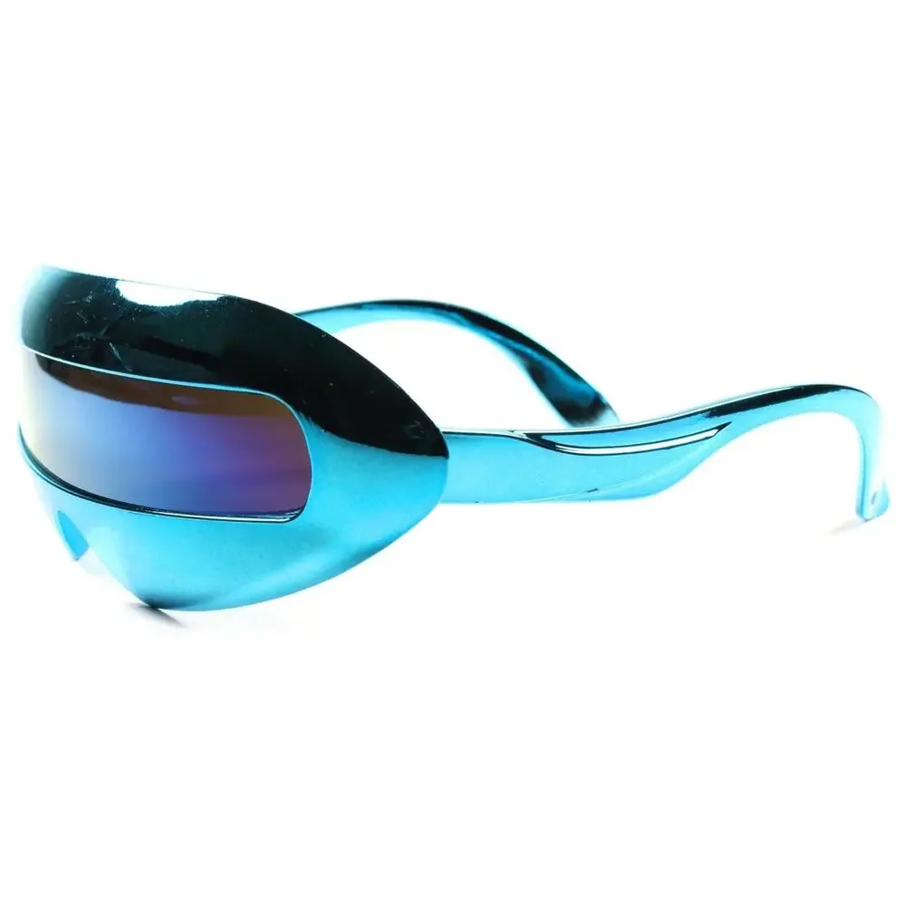 Unique Alien Space Robot Party Rave Costume Futuristic Novelty Sunglasses